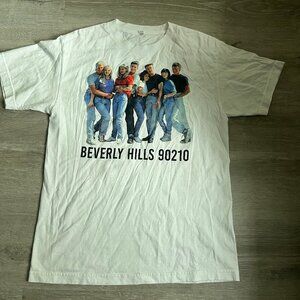 90210_90s Core Slim Fit Graphic Tee, White sz M